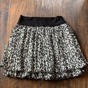 forever 21 leopard print skirt